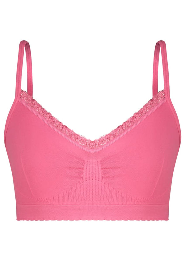 Angel bra without wires and without cups Loba Rosa 41260