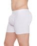 White Boxer Briefs with Back and Front Padding