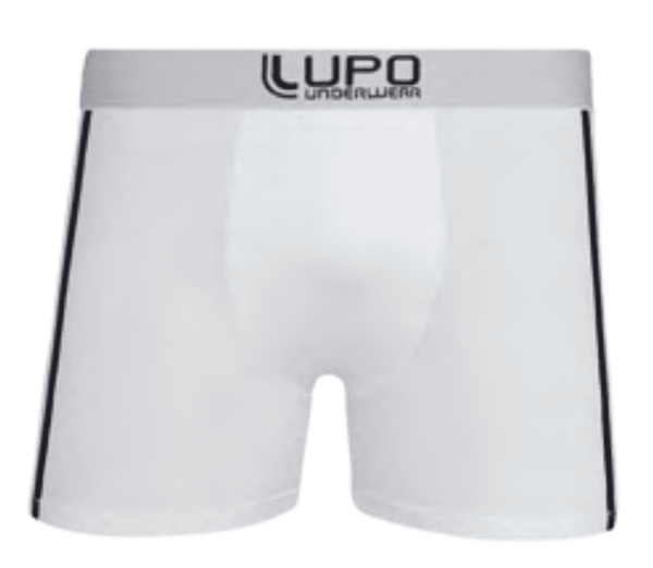 Cueca Boxer Lupo Algodão College Branca