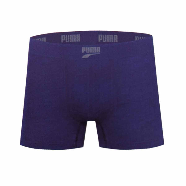 Cueca Boxer Puma Stream Sem Costura Azul Médio