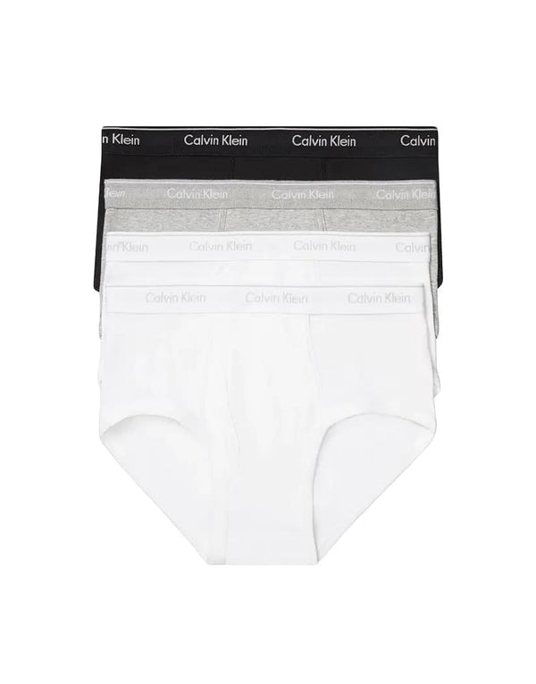 Kit 4 Slip Calvin Klein 100% Cotton Classic Fit Multi