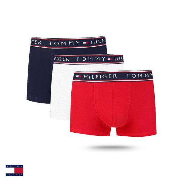 Kit 3 Trunk Mahogany Algodão Tommy Hilfiger - 3351-608