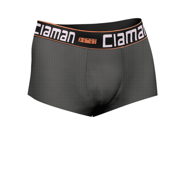 Cueca Trunk Ultra Dry Respirável CIAMAN 2024 Cinza Chumbo