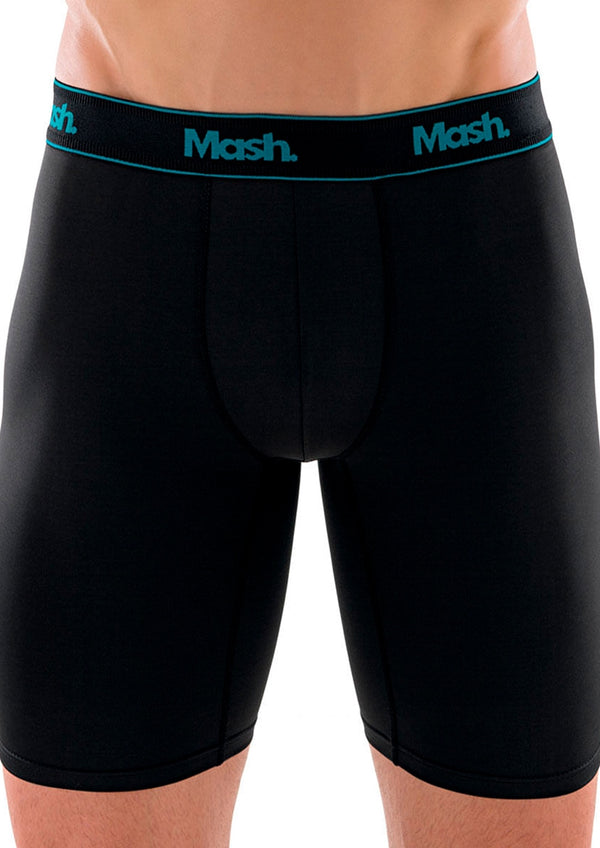 Black Mash Polyester Sports Shorts