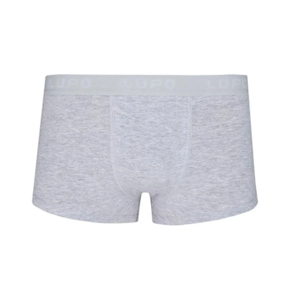 Cueca Sunga Lupo Mono Algodão Cinza Mescla