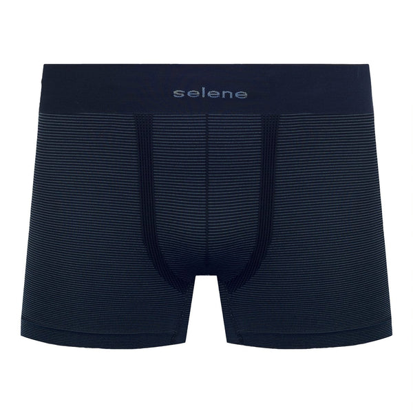 Cueca Boxer Selene Risk Poliamida Sem Costura Chumbo