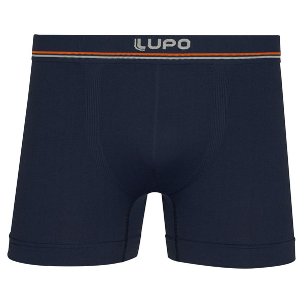 Cueca Boxer Lupo Attractive 4 Microfibra Sem Costura Azul Marinho