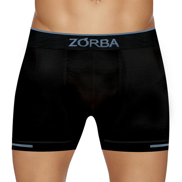 Cueca Boxer Zorba Sem Costura Extreme Point Preta