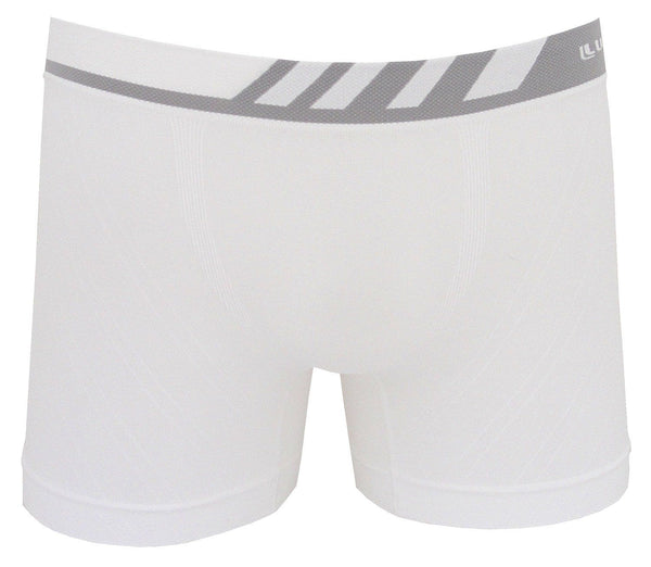 Cueca Boxer Lupo Diag Microfibra Sem Costura Branca