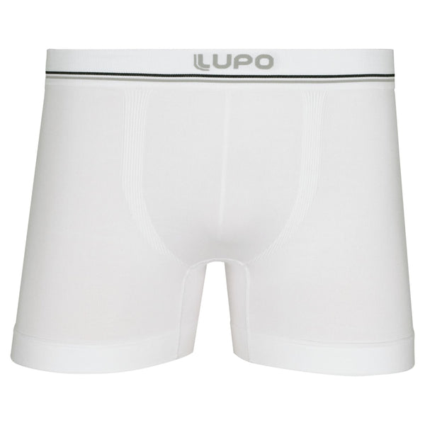 Cueca Boxer Lupo Attractive 4 Microfibra Sem Costura Branca