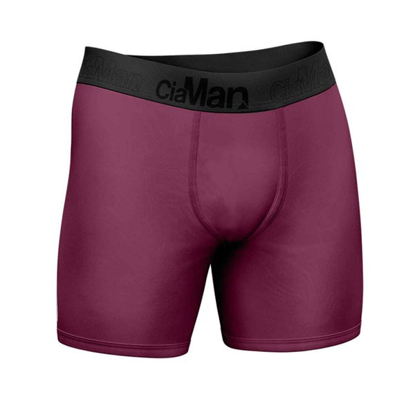 Long Cia Man Antimicrobial Boxer Briefs Purple