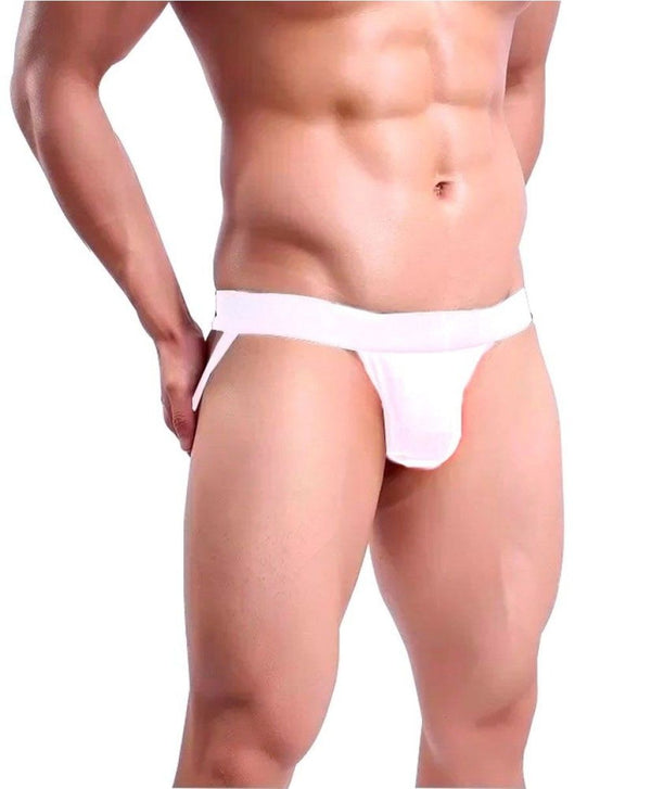 White John Skull Jockstrap Underwear