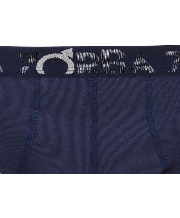 Zorba Stylo 100% Cotton Slip Underwear Navy Blue