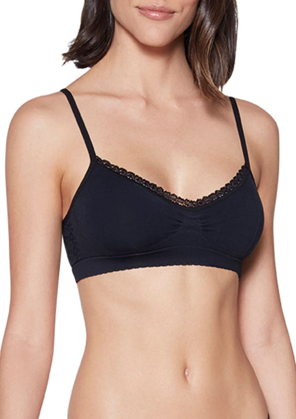 Angel bra without wires and without cups Loba Black 41260