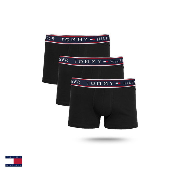 Kit 3 Trunk Black Algodão Tommy Hilfiger - 3351-001