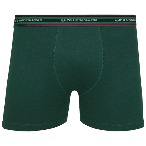 Lupo Comfort Cotton Boxer Briefs Green Flag