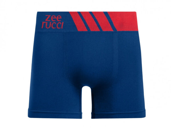 Cueca Boxer Zee Rucci Diagonal Micro S/ Cost Azul