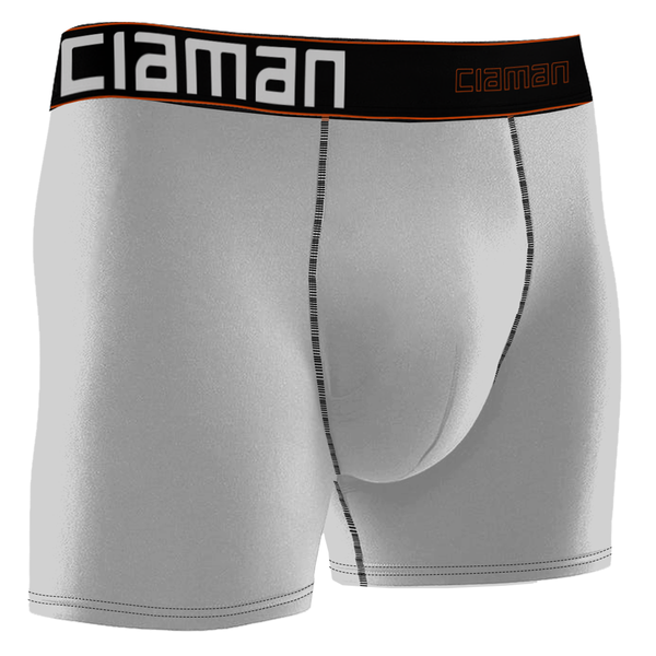 Cueca Boxer Maxx+ Colors Poliamida Antimicrobiana Ciaman Branca