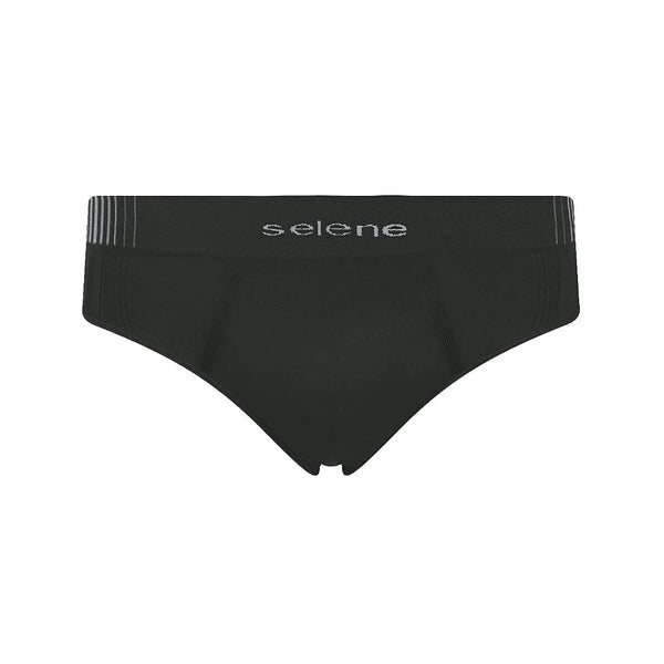 Selene Bars Seamless Slip Underwear Black