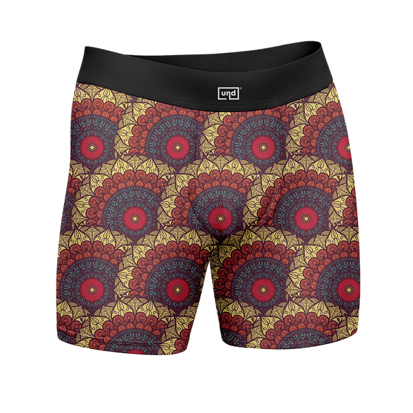 Cueca Boxer Long Estampa Digital UND Mandala