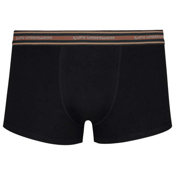 Cueca Sunga Lupo Comfort 2 Algodão Preta