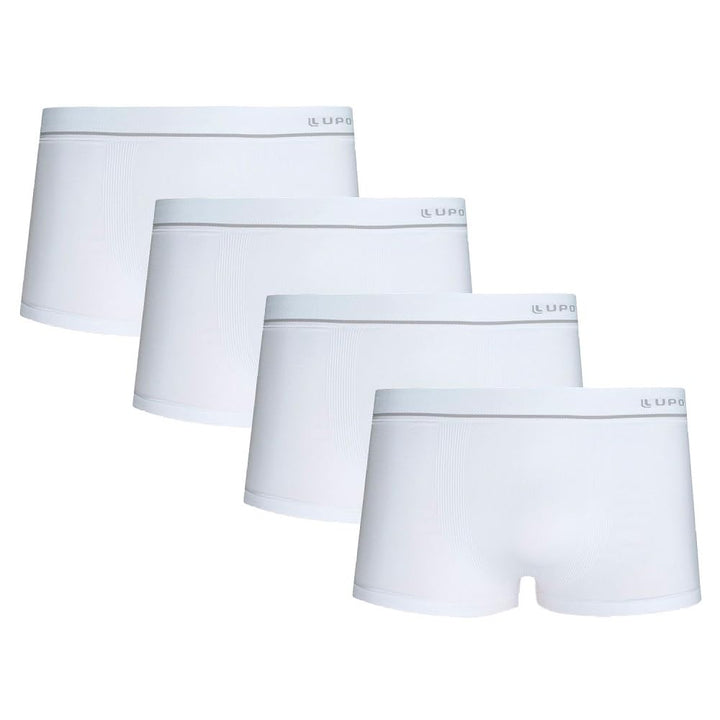 Kit 4 Cuecas Sunga Lupo Masculina em Microfibra Sem Costura Confortáveis e Anatômica