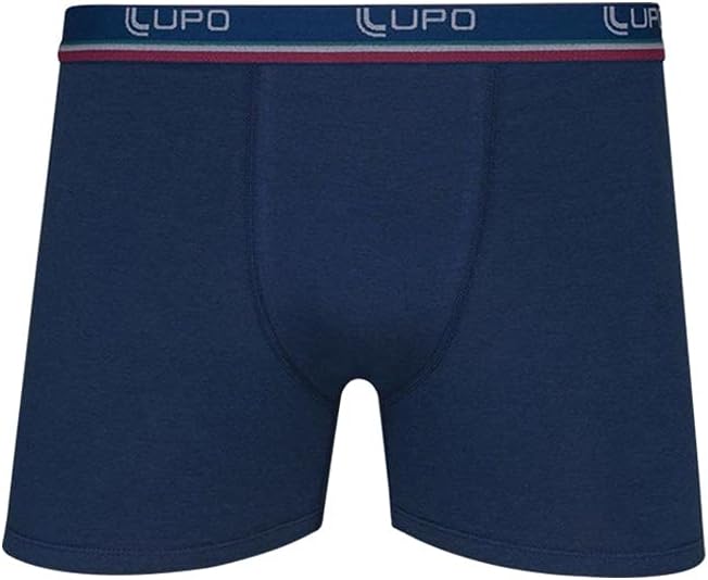 Kit 4 Cuecas Boxer Lupo Algodão Sortida Tamanho