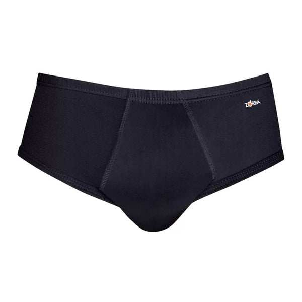 Cueca Slip Zorba Light 100% Algodão com Abertura Preta