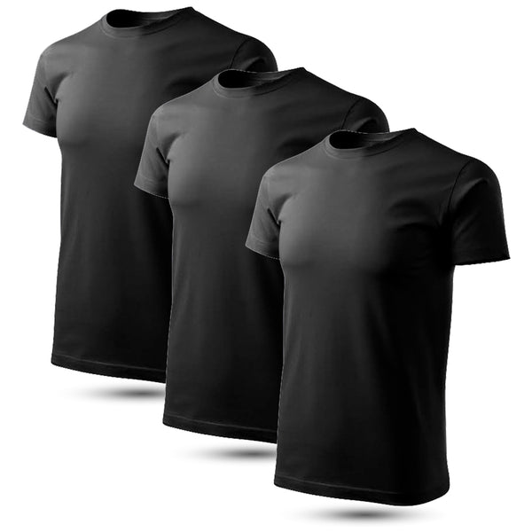 Kit 3 Tech T-shirt Modal UND® Preta