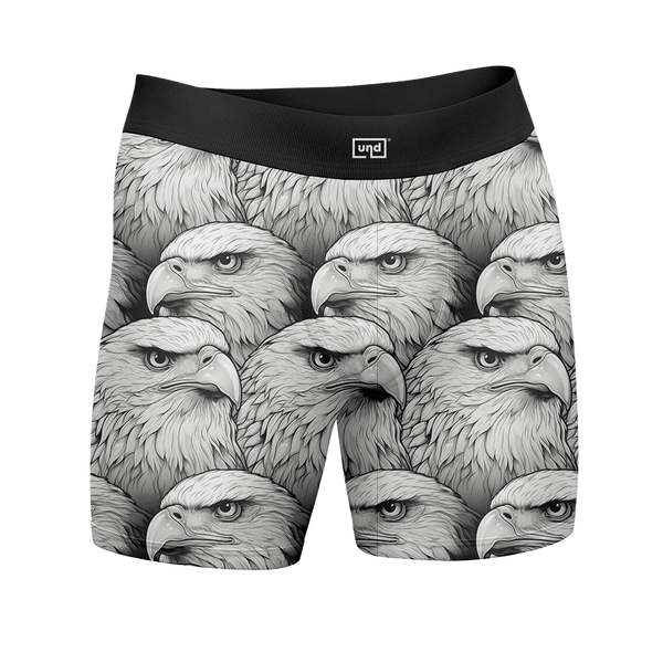 Cueca Boxer Long Estampa Digital UND Eagle