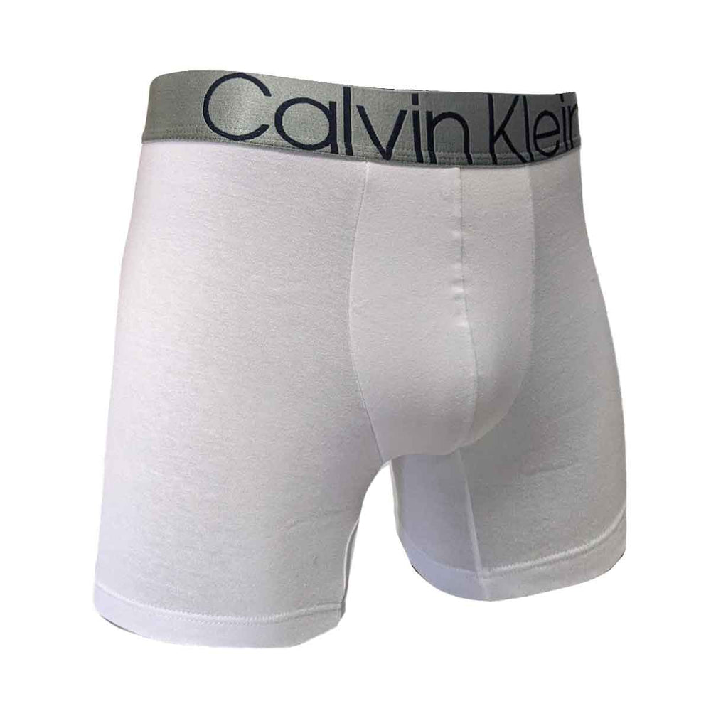 White boxer briefs with silver elastic: Calvin Klein Top – Comprar