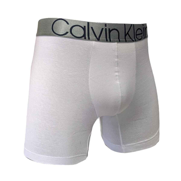 Calvin Klein Elastic Glossy Wide White Boxer Briefs