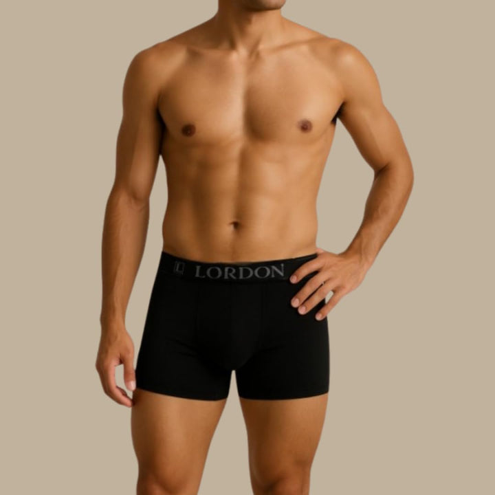 Kit 10 Cuecas Boxer Pretas Plus Size Masculinas Microfibra Leve Confortável
