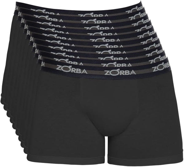 Kit com 10 Cuecas Zorba Boxer Algodão Max 702
