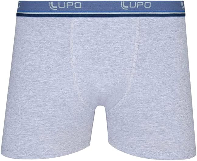 Kit 4 Cuecas Boxer Lupo Algodão Sortida Tamanho