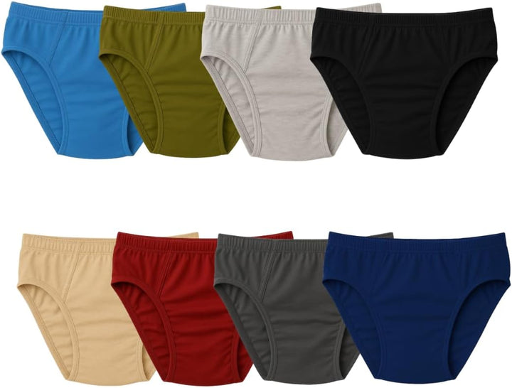 Kit 12 Cuecas Slip Masculino Adulto Algodão Básicas para Uso Diário