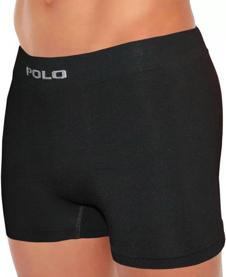 POLO STAR Kit 10 Cuecas Boxer Polo Star Microfibra Sem Costura Colorido