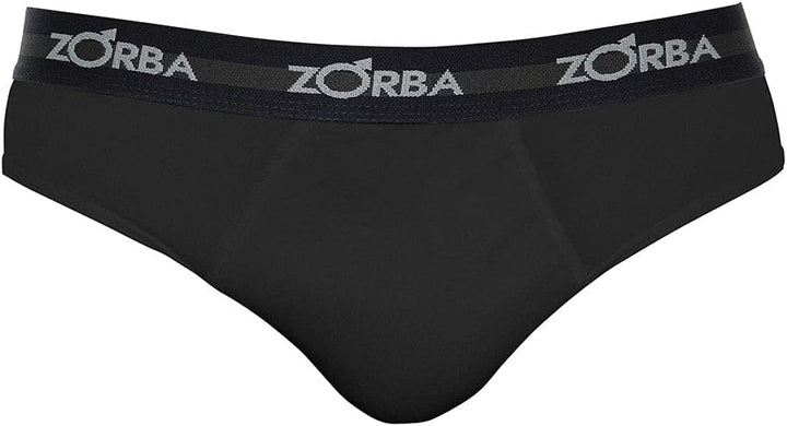 Kit Com 6 Cuecas Zorba Slip Max 764 Azul Marinho
