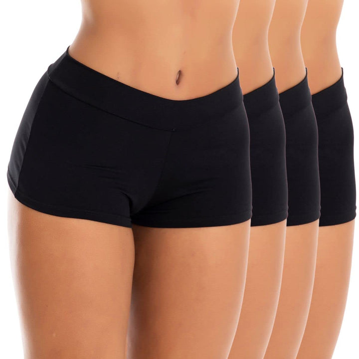 Kit 4 Calcinhas Shorts Cuecas Boxer Feminina Shortinho | 11