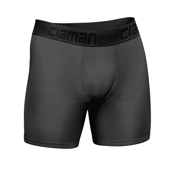 Cueca Boxer Tech Long CIAMAN Antimicrobiana Cinza