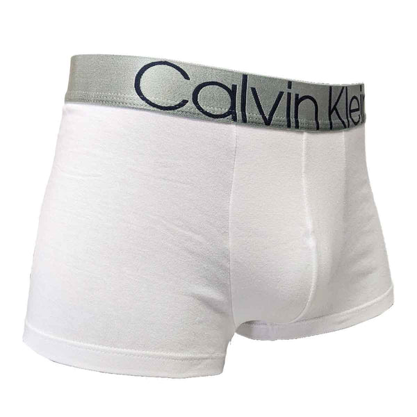 Cueca Trunk Calvin Klein Elástico Brilhante Largo Branca