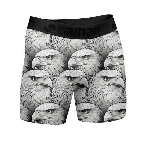 Eagle Style Digital Print Long Boxer Briefs