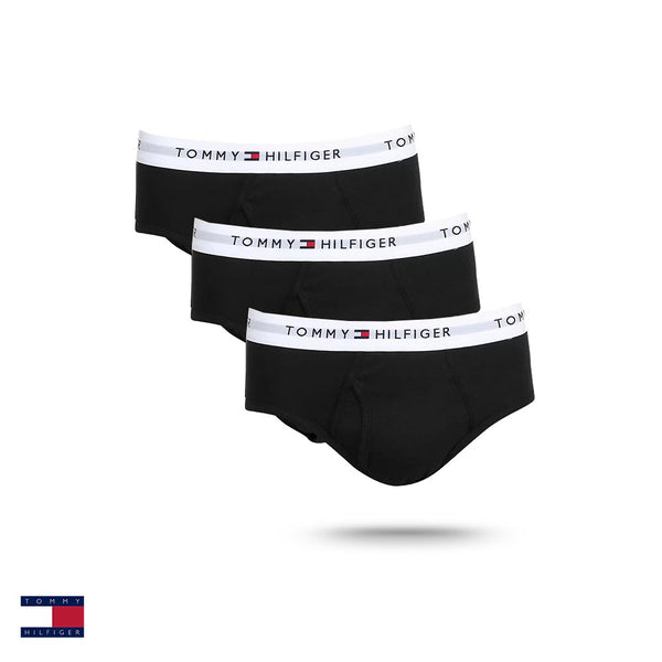 Kit 3 Black Cotton Slips Tommy Hilfiger 