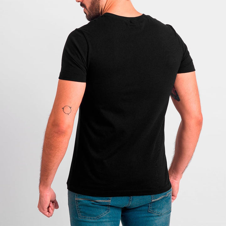 Kit 3 Camisetas Básicas Masculinas Sandrini Preto ou Sortido Algodão Premium Conforto Casual Dia a Dia