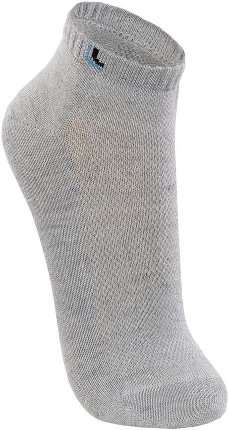 LUPO Kit 6 Pares Meia Lupo Sport Cano Curto Algodão Adulto, Misto Claro, 41-44