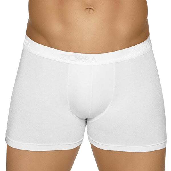 White Zorba Fit Modal Boxer Briefs