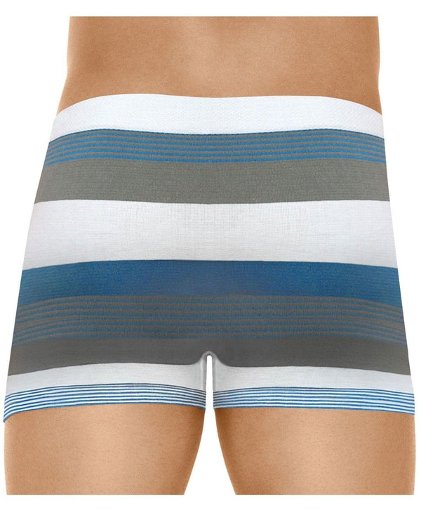 Zorba Seamless Stripes Boxer Briefs New S/ Cost Alg White