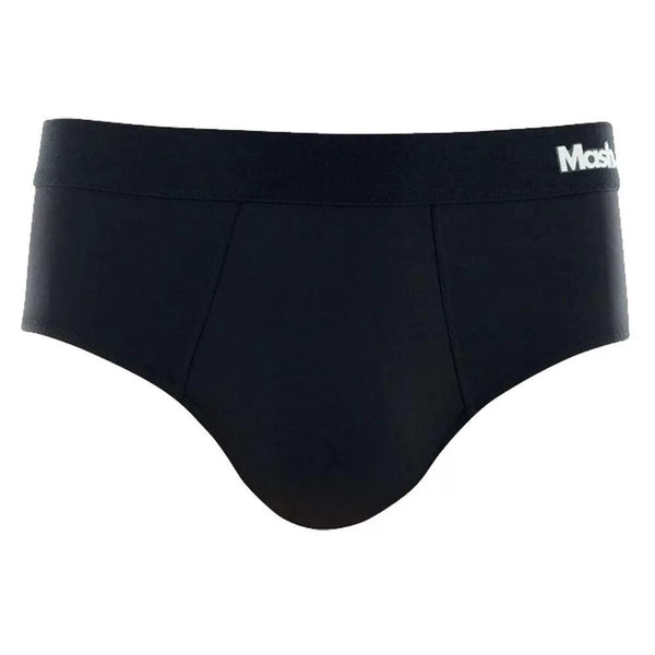 Cueca Slip Casual Mash Poliamida Preta