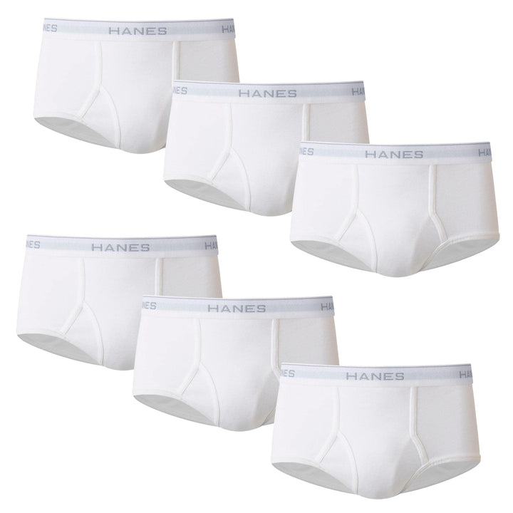 Hanes Cuecas masculinas de algodão com absorção de umidade, disponíveis em branco e preto, várias embalagens disponíveis