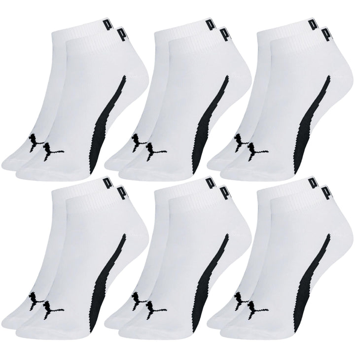 Kit 6 Pares Meia Puma Cano Curto Soquete Academia Everyday Esportiva Masculino Adulto Original